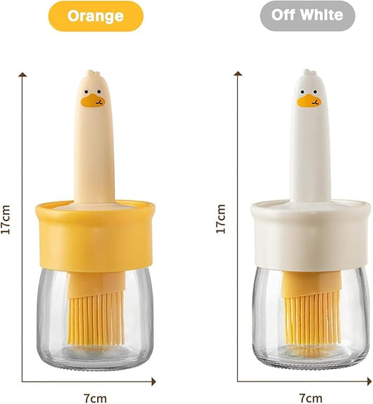 Oil Dispenser with Silicone Brush
