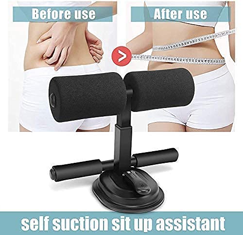 Sit-Up Bar With Foam Handle and Rubber Suction