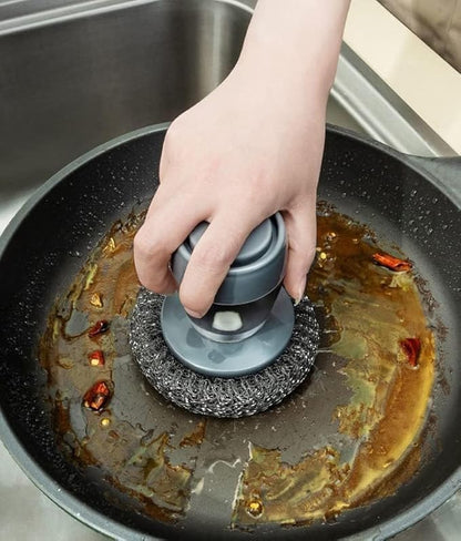 Dish Cleaning Brush with Soap Dispenser
