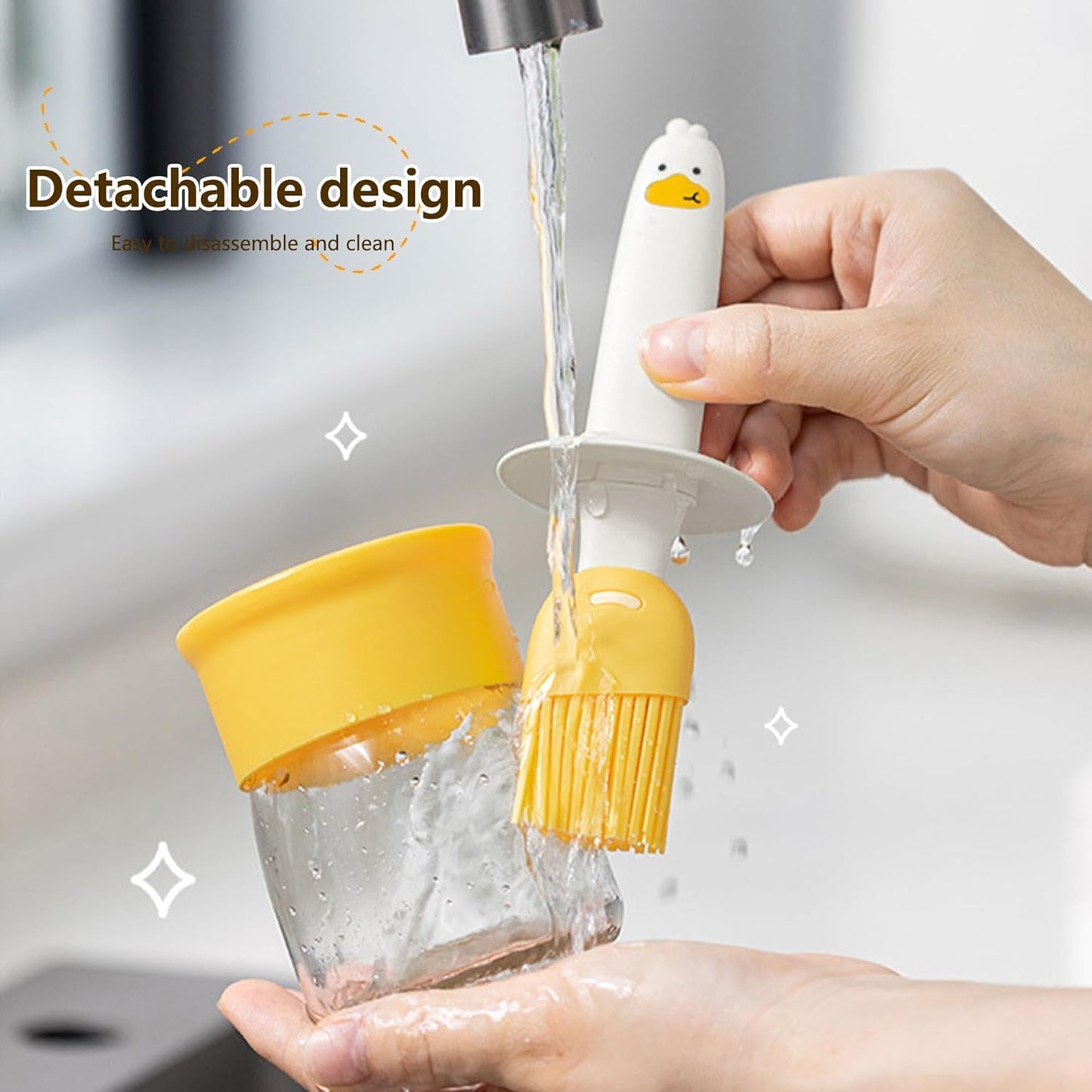 Oil Dispenser with Silicone Brush