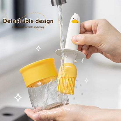 Oil Dispenser with Silicone Brush