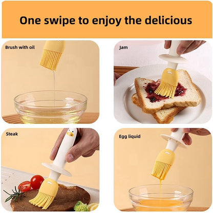 Oil Dispenser with Silicone Brush