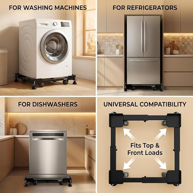 Adjustable Washing Machine Stand