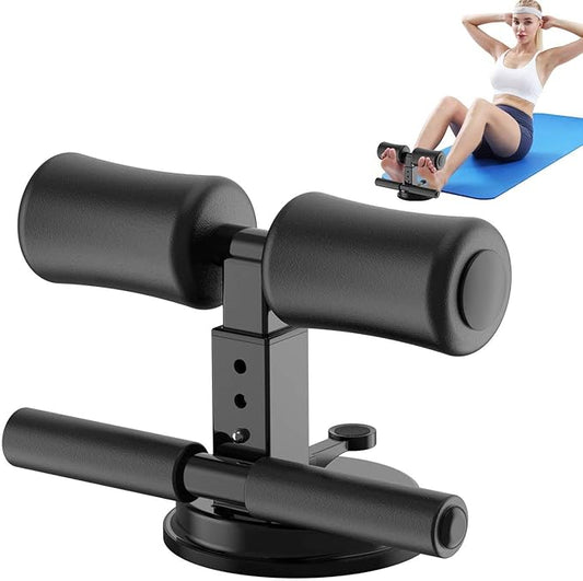 Sit-Up Bar With Foam Handle and Rubber Suction