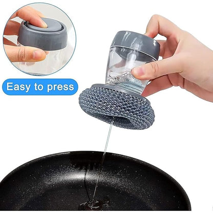 Dish Cleaning Brush with Soap Dispenser