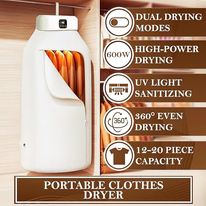 Portable Clothes Drying & Warmer Machine