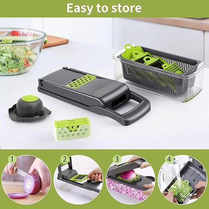 14-in-1 Multipurpose Vegetable Chopper Cutter