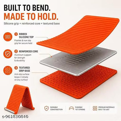 Foldable Silicone Aluminum Holder
